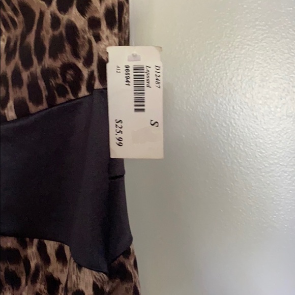 RUCHED SIDES ONE SHOULDER LEOPARD PRINT DRESS - Picture 6 of 6